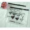matt frosted PVC slider zipper bag plastic bag with zipper/pvc zipper lock slider bag/resealable pvc slider zip poly bag