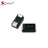 China 40VRRM SBD Schottky Diode SS34A 28VRMS 3A I(AV) 0.55 VF DO-214AC on sale