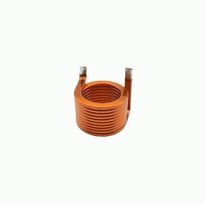 China Flat Copper Wire Air Core Winding Coil Hollow Indutor de alta potência de alta corrente supplier