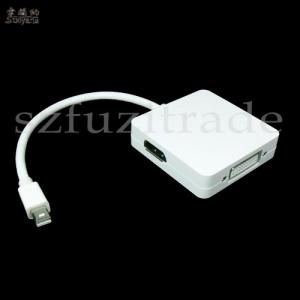China 5 Volts Apple Mini Mac Pro DVI / HDMI / DisplayPort Port  Output Adapters supplier