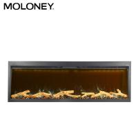 China 60-In 1500mm Wall Mount Electric Fireplace Insert Decoration DIY Crystal Design on sale