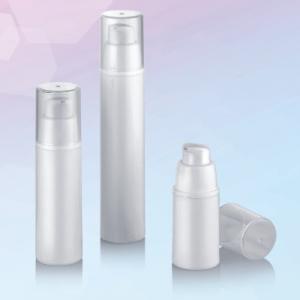 China 15ml 30ml Clear Cap Airless Cosmetic Bottles Personal Care For Gel supplier