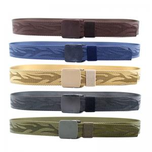 China Resin Woven Canvas Fabric Web Belt 110cm Buckle Tactical Battle Belt wholesale