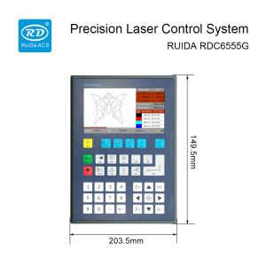 China Precision 5 Axis CO2 Laser Cutting Machine Controller RUIDA RDC6555G wholesale