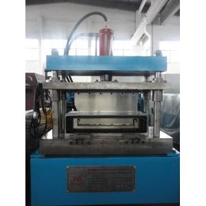 5 Tons Steel Frame Roll Forming Machine , Sheet Metal Rolling Machine Manual Decoiler 15KW