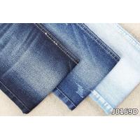 China Anti Sweat 9.7 Ounce Denim Twill Fabric Function Jeans Material With Warp Slub on sale