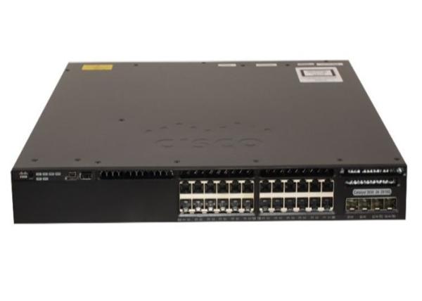 Катализатор 3650 Cisco переключателя локальных сетей гигабита WS-C3650-24TD-L 24 гаван основания LAN uplink