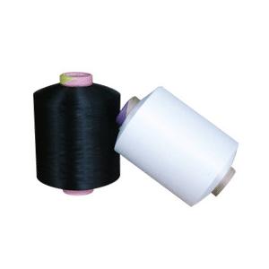 High Tenacity100 Polyester Spun Yarn , DTY Spun Semi - Dull Polyester Weaving Yarn