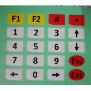 China PC / PET Membrane Switch Keypad With 3M Adhesive , High Sensivity supplier