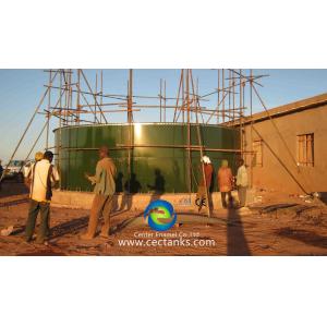 18000 m³ Capacity Durable Biogas Storage Tank / Glass Fused Steel Storage Vessel