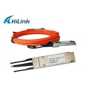 China InfiniBand QDR QSFP Fiber Cable , Compatible Huawei / Cisco AOC Cables QSFP-40G-AOC10M supplier