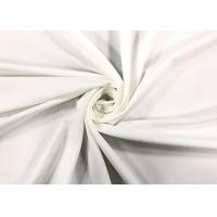 China 170GSM 84% Polyester Knitting Fabric Elasticity For Bathing Suit White on sale