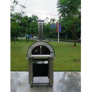 304S Stainless Steel Wood Fired Pizza Oven 70cm Outdoor Stainless Steel Pizza Oven