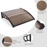 China Mail Order Canopy Window Awning Canopy For Door And Window 80x100 cm Patio Cover Shelter With Black Support wholesale