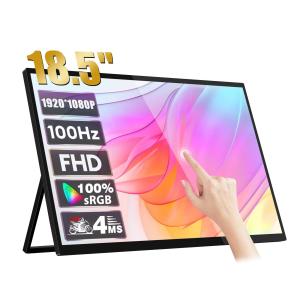 China 18.5 Viajes de juegos de azar Monitor de pantalla táctil externa FHD IPS HDR Panel 300nit supplier