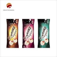 China Client Designed Moisture proof Snack Packaging Bag Aluminum Foil Shiny Finish on sale