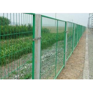 School / Highway Welded Wire Mesh Fence Panels With Vandal Resistant