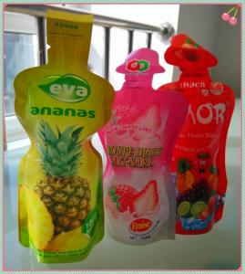 China soybean/juice/milk pouch without spout packing machinery on sale 