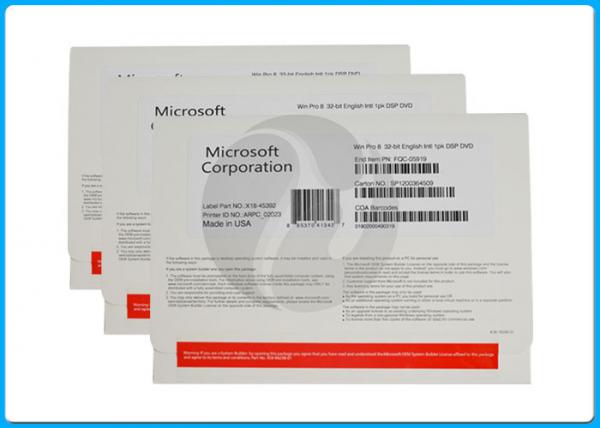 64 bit English Microsoft Windows 8.1 Pro Pack Windows 8 Pro Operating System