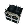 China ARJM22A1-A12-AB-EW2 Equivalent Stacked 2x2 RJ45 Connector 10/100 Base - T wholesale