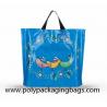 China 100 Microns Plastic Shopping Bags With Soft Loop Handles wholesale