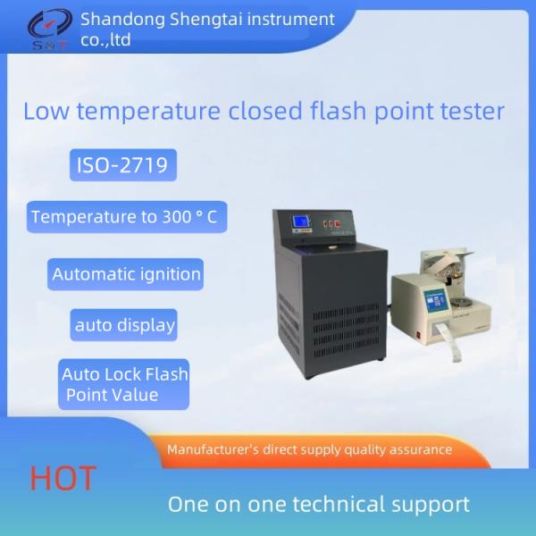 ISO2719 Low Temperature Closed Flash Point Tester Compressor Refrigeration