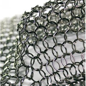 SHUOLONG Metal Mesh Curtain Stainless Steel Ring Mesh Metal Mesh Fabric Aesthetic