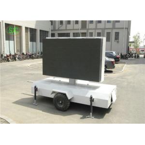 China lR1G1B p4.81 Outdoor led mobile digital advertising sign trailer，truck mounted led display supplier