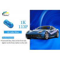 China 1K Lake Blue Automotive Refinish Paint with High Solid, Transparent, Luminosity on sale