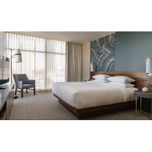 Mobilier en bois de chambre à coucher d'hôtel a utilisé des meubles d'hôtel de luxe à vendre