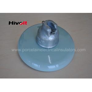 China Grey / Brown / White Suspension Type Insulators , Porcelain Disc Insulator With CE / SGS supplier