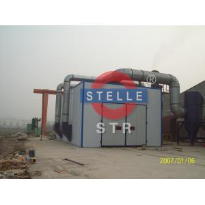 Air Sandblasting Room / Mobile Sandblasting Booth Conveyor Recycling Castings