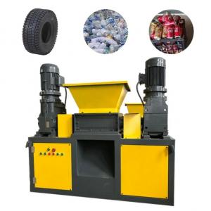 China Double Shaft Metal Chip Crusher Recycling Plastic Waste Crushing Machine supplier