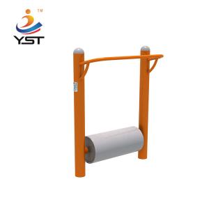 China Soft Covering PVC Workout Playground Equipment Pull Up Bar Single Double Roller supplier