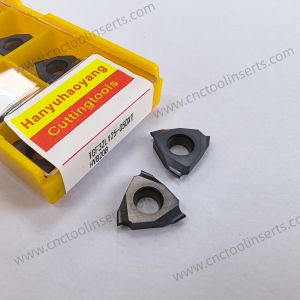 China CNC Grooving Insert with PVD Coating TGF32R150T-63° HYB208, Suitable For Difficult-to-machine Materials Except High-temperature Alloys. wholesale