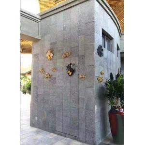 China Exterior Wall Polished Granite Tiles High Gloss Grey Color Uniform Structure supplier