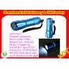 Aluminium alloy and silicone 9pcs led torches flashlight light with 3pcs*AAA