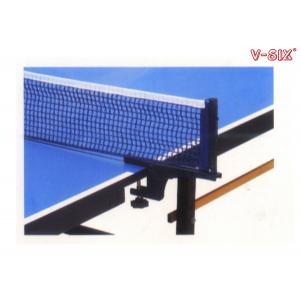 Black Folding Ping Pong Net Post , Easy Install Table Tennis Net Set For Entertainment