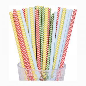 Environmental Friendly Paper Biodegradable Straws For Cocktail Drinking