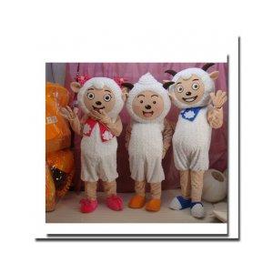 China sheep mascot cartoon costume for party wholesale