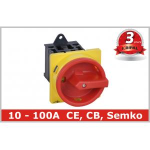 Semko Communication 5 Pole Rotary Isolator Switch DIN Rail , CE Rohs
