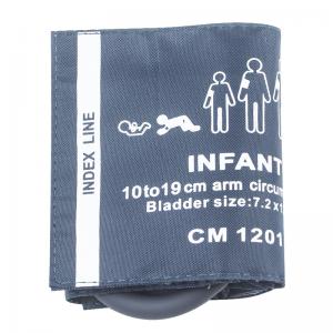 10-19cm Reusable NIBP Cuff Nylon Single Tube M1571A Infant Blood Pressure Cuff