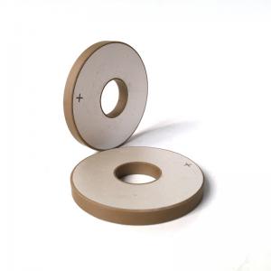 China Ultrasonic Vibration Element Piezoelectric Ceramic Disc 50*17*6.5mm Pzt4 Pzt8 supplier