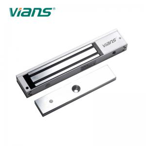 China Zinc Finish Magnetic Card Door Lock 600Lbs 12VDC 24VDC For Wooden / Glass Door supplier