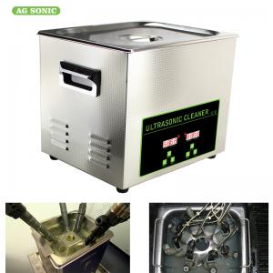 China 200W 10l Ultrasonic Digital Cleaner Tabletop For Automotive Parts Motor Engine supplier