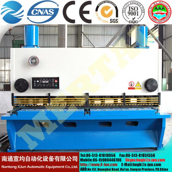 NC Control Guillotine Shearing Machine E21S CE Standard for Plate Sheet Cutter