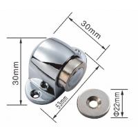 China Zinc Alloy Interior Magnetic Door Stop Floor Mounted Magnetic Door Holder on sale