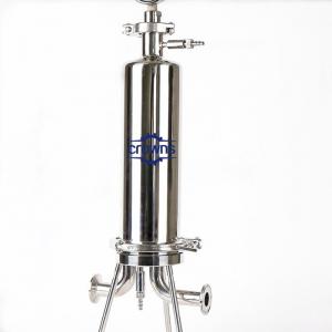 Easy to clean efficient and long-lasting 304 stainless steel filter housing for high purity chemicals filtration