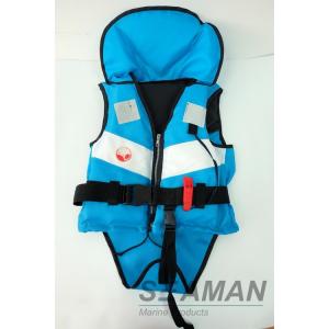 Navy Blue White Color 210D/420D Nylon Fashion Leisure Life Jacket Child Buoyancy Float