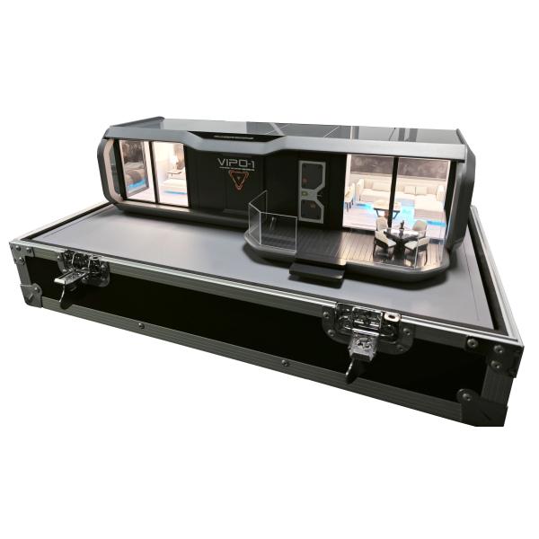 China Modèles architecturaux de maison capsule à l'échelle 1:20 avec éclairage LED, modèle physique architectural supplier